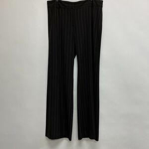 Karen Kane Women's Pants Size 14 Brown Striped Flared NWOT